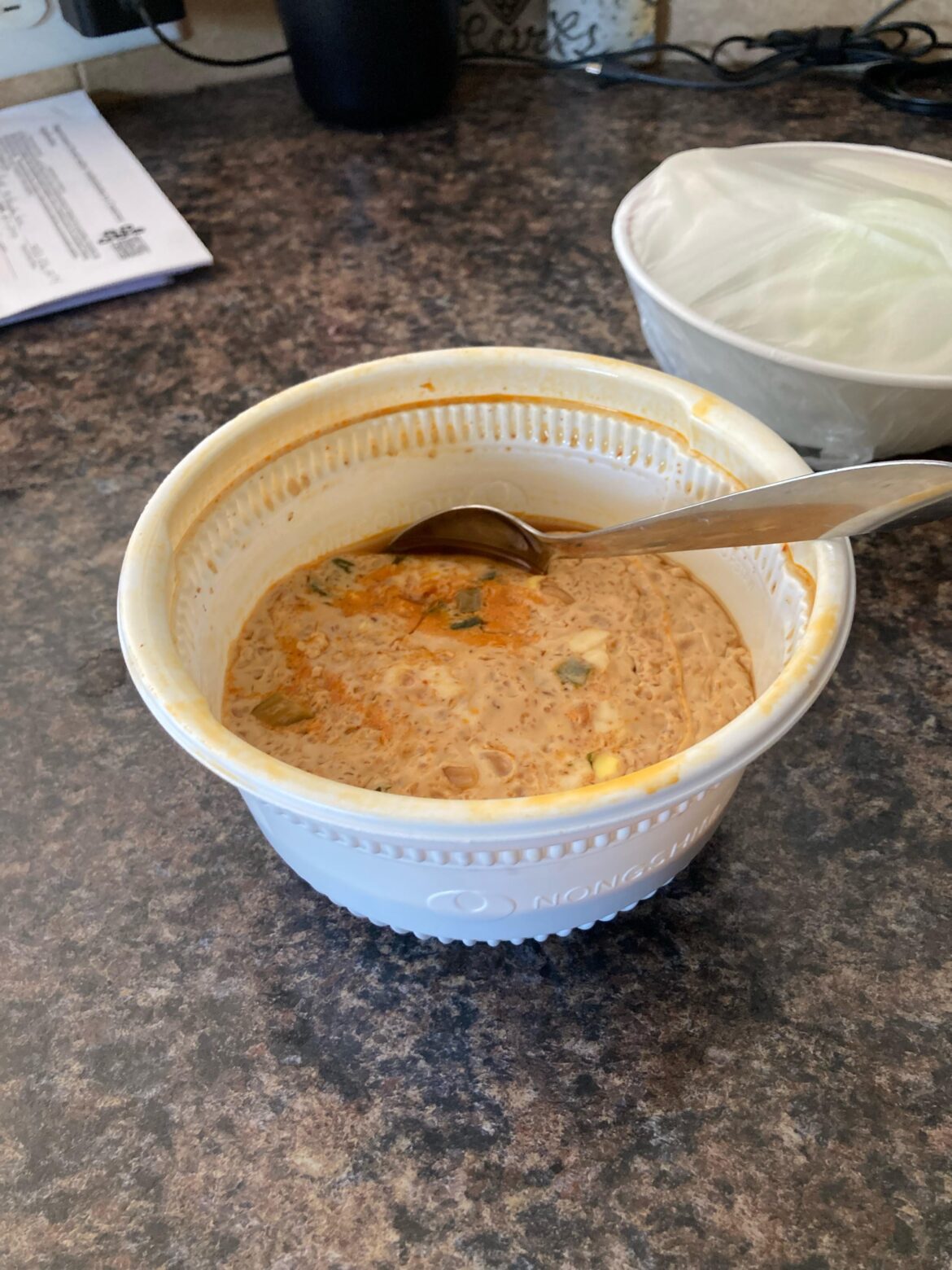 Trying egg ramen for the first time!