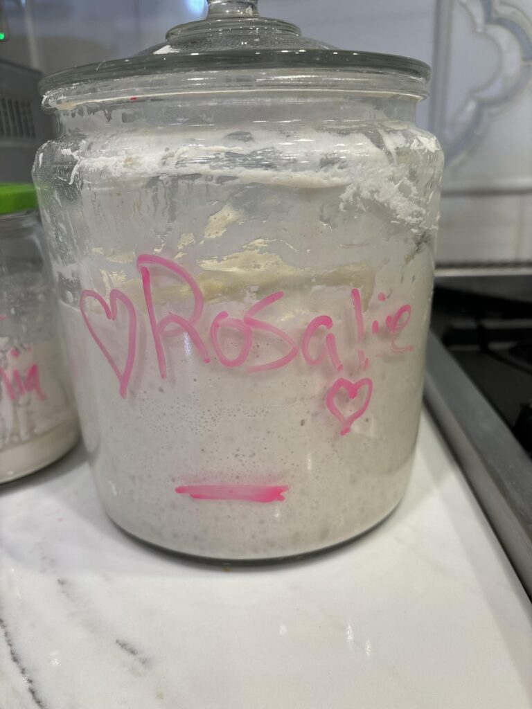 My first loaf with Rosalie wish me luck!