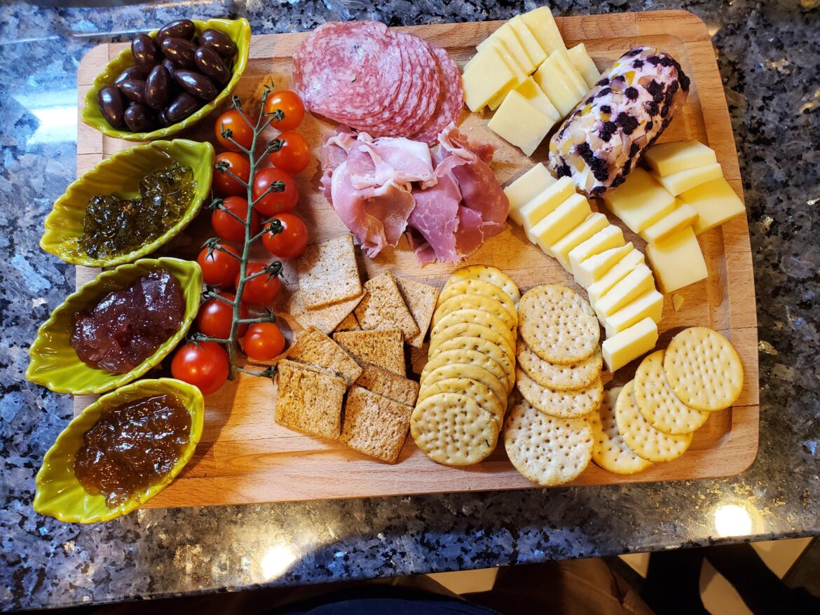 My gf and i made a board for dnd night