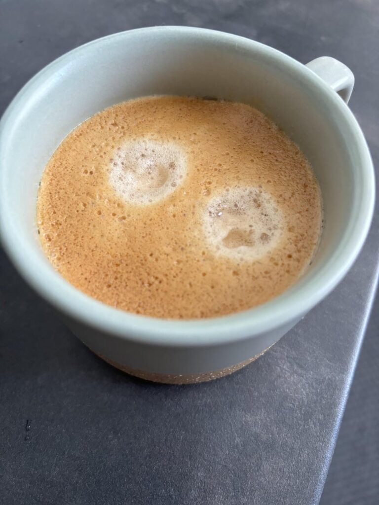 Schaum bei Siebträger