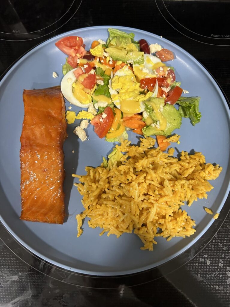 Orange maple salmon was a hit!