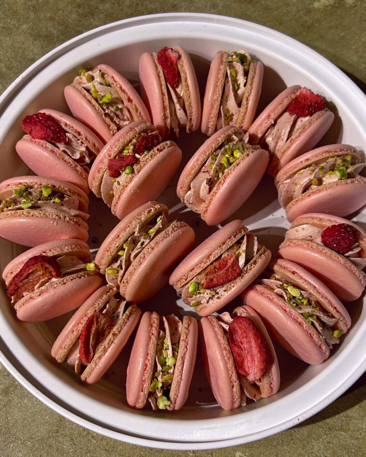 Oven-dried macarons!