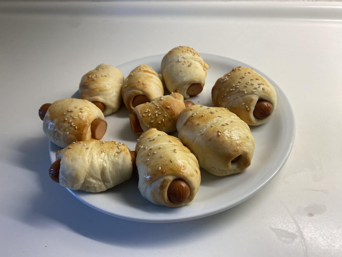 Vegetarian pigs in a blanket-a-la Reddit