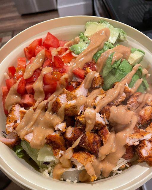 Thai peanut chicken salad Dining and Cooking