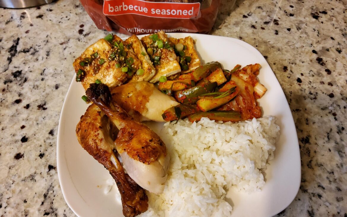 Growing up in a American Korean household, we always had rice and kimchi with every meal.