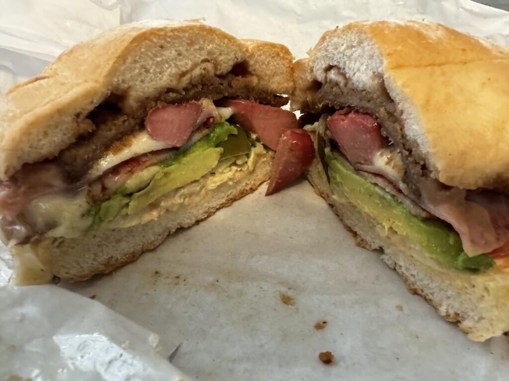 We doing Tortas? The milanesa cubana from Mi Tradicion