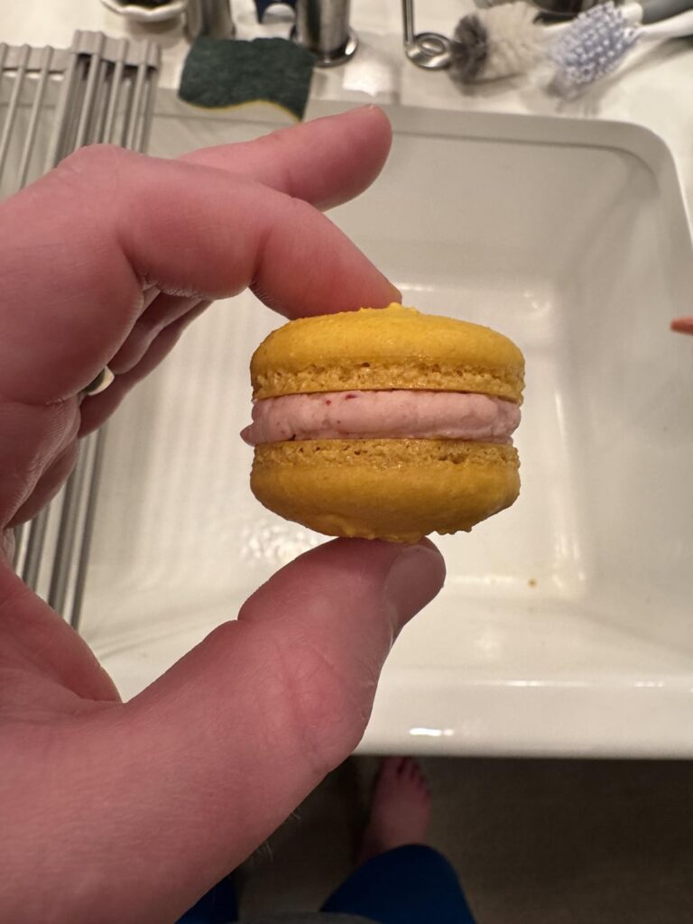 Strawberry Lemon Macarons