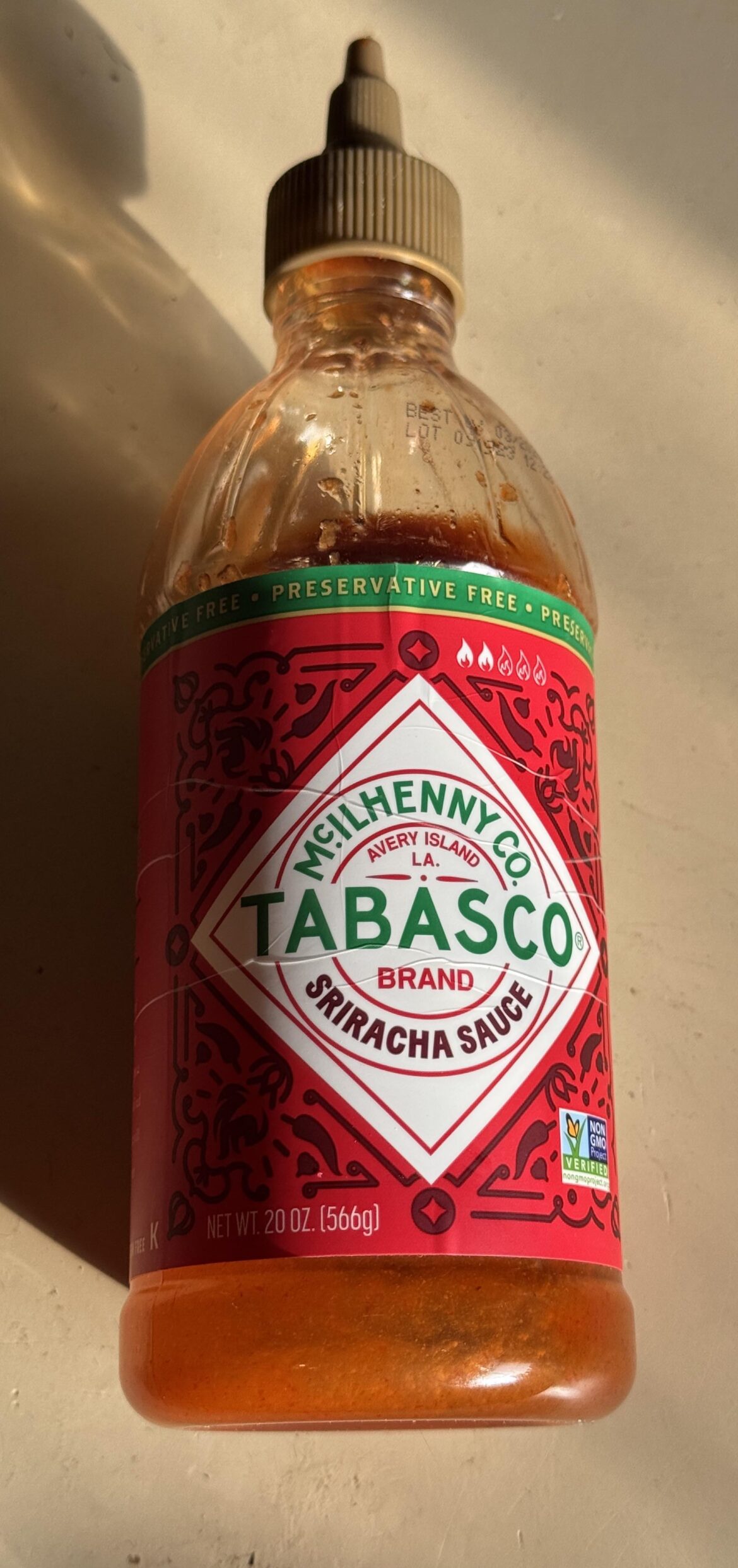 Tabasco sriracha is good