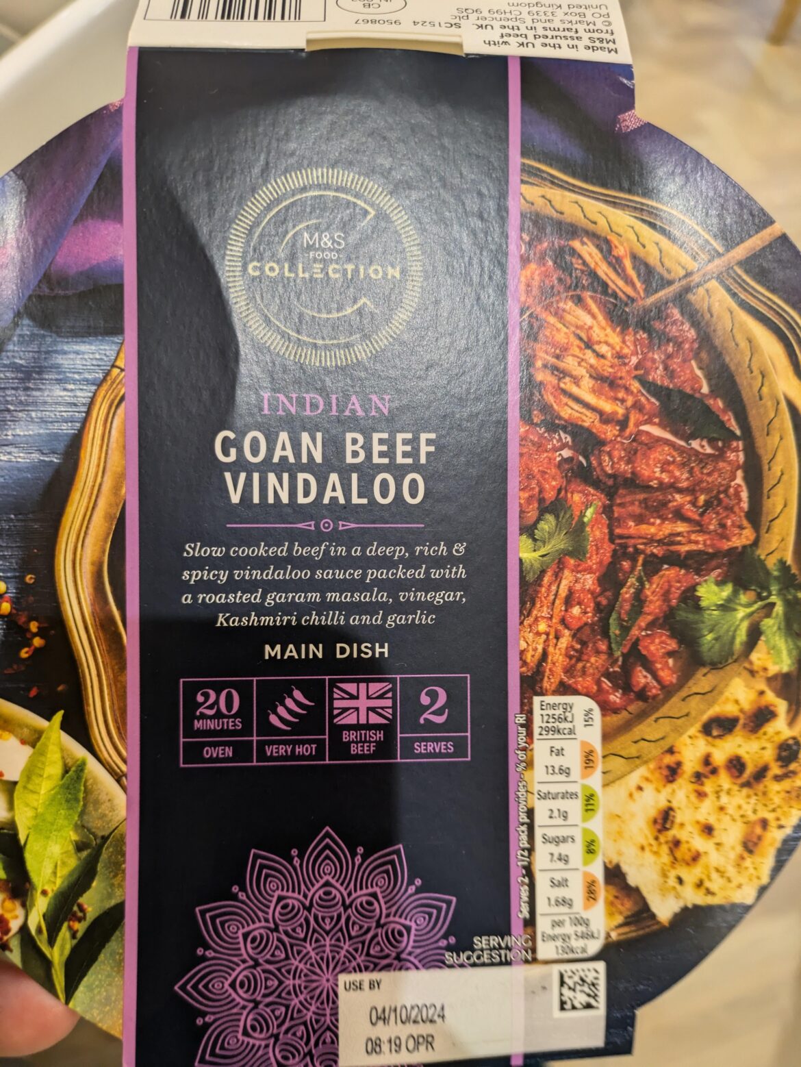 M&S vindaloo