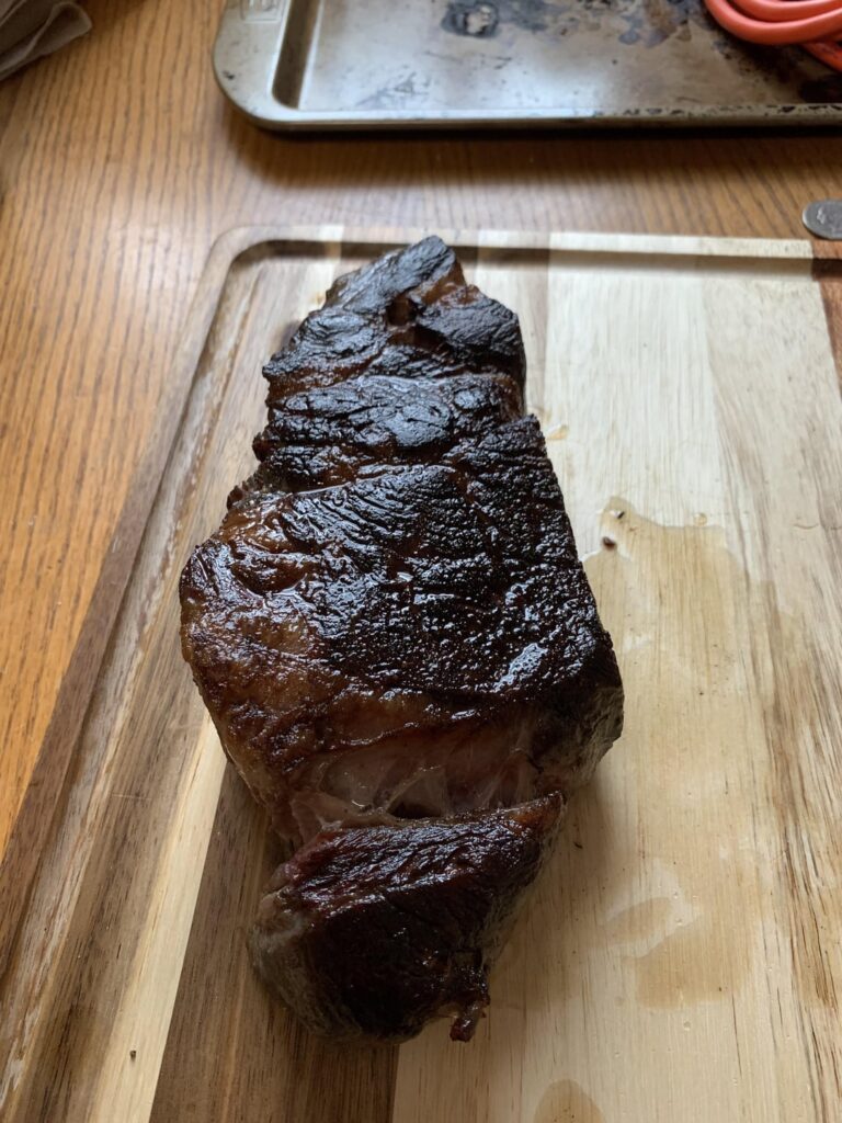 Over searing Over searing