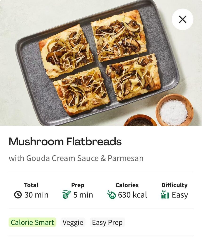 Mushroom Flatbreads Yummy