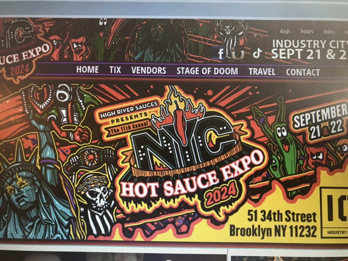 Can't wait hot sauce expo Brooklyn NY  September 21&22 I'll show my purchases later.