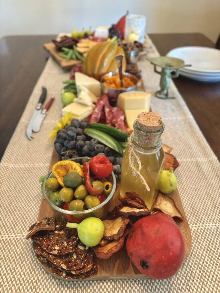 Early Fall inspired board for a small group of four.