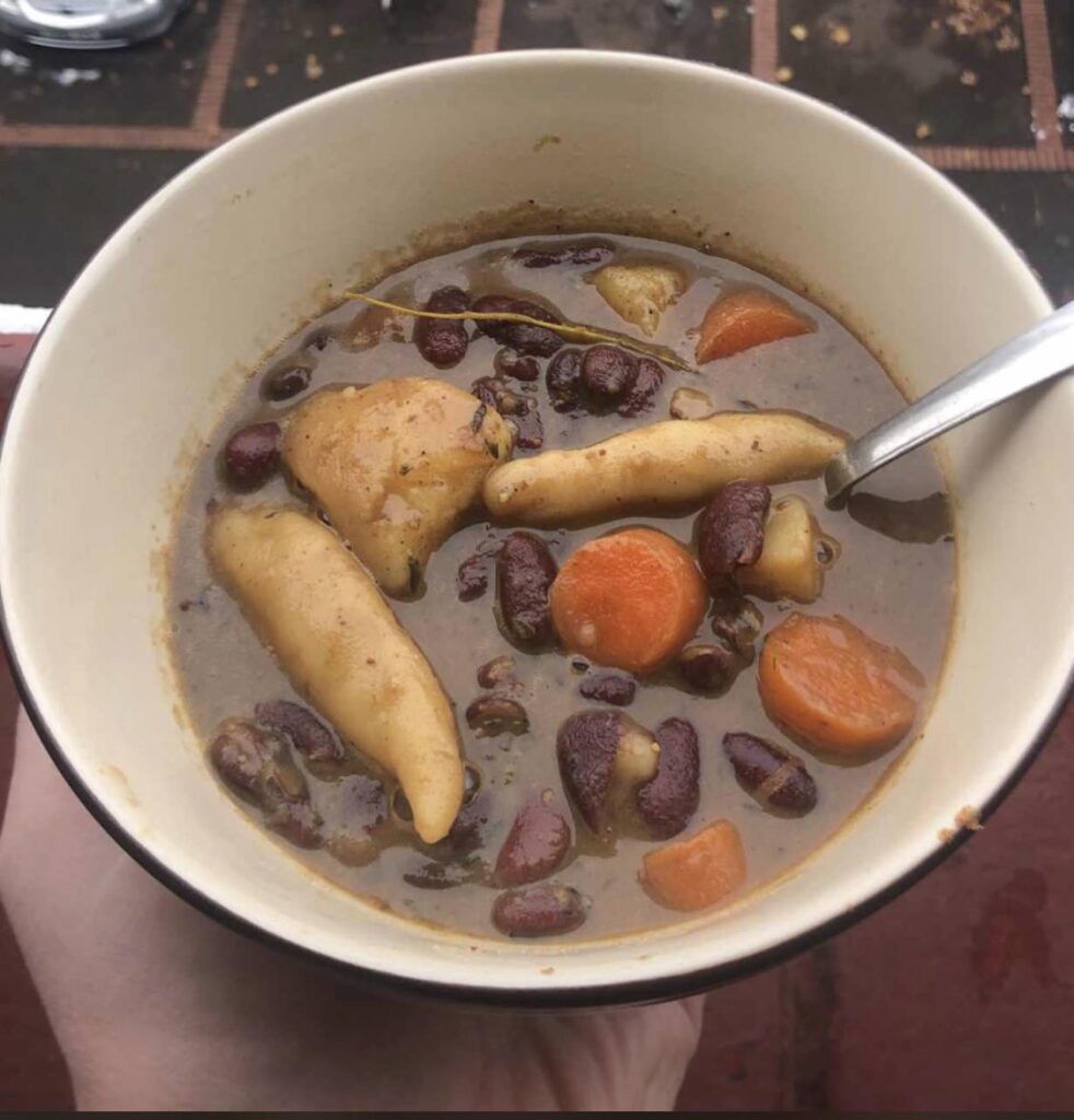 Jamaican red pea soup.