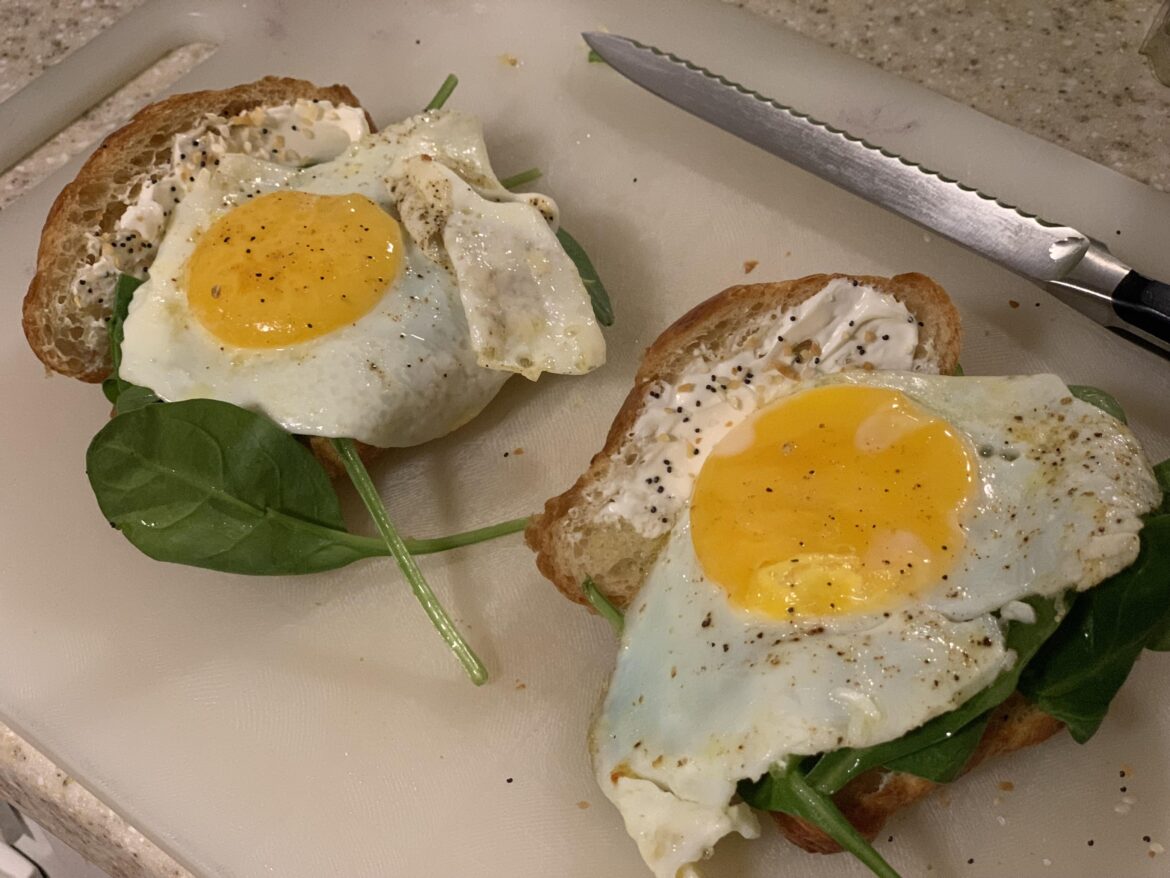 I’m savoring one and Wife says “Rookie. You didn’t put tomato on it.”