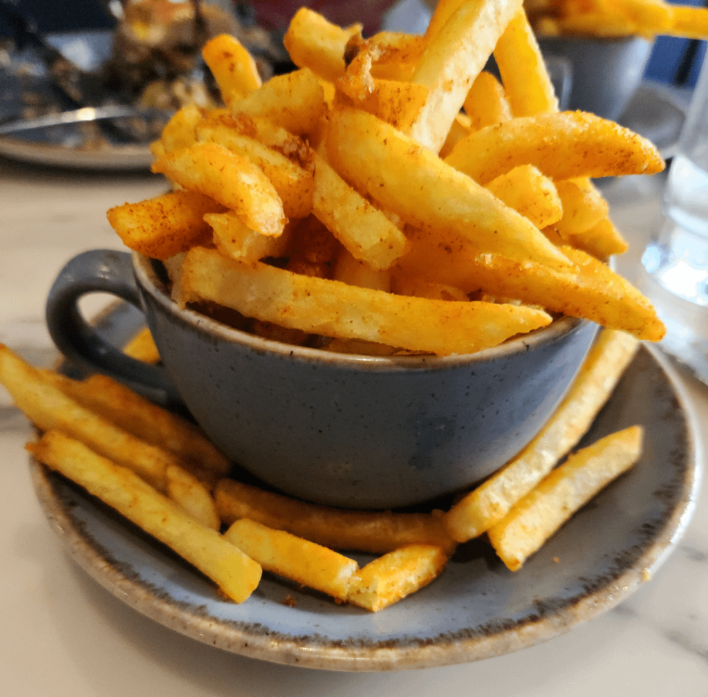 ended up having to eat half of my chips off the table