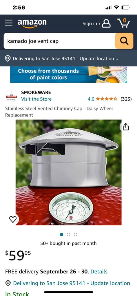 Replace your vent cap with a smoke ware cap!