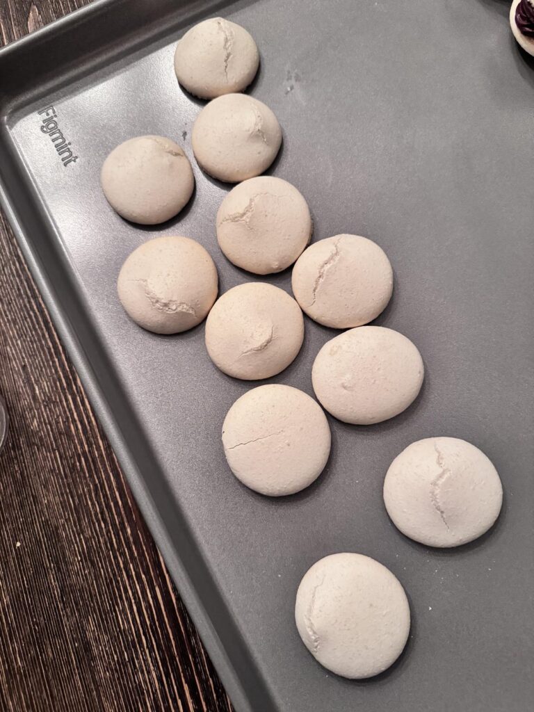 When making my meringue I was also cooking (gas stove,open flame) and set my meringue on the counter by the stove and it started melting . I tried rewhipping it but I think overall it gave me issues 🤦🏽‍♀️ half turned out decent though! Strawberry cheesecake and dark chocolate cherry.