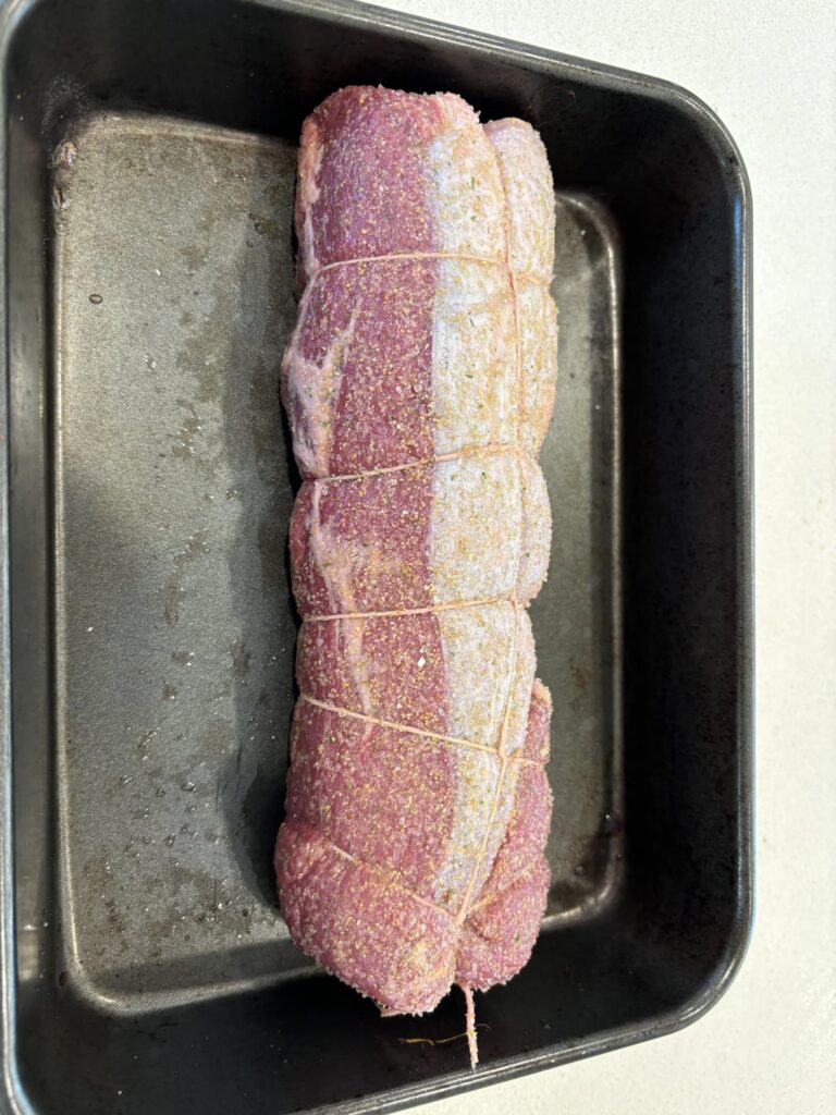 Beef eye fillet, smoked, the Sous vide.