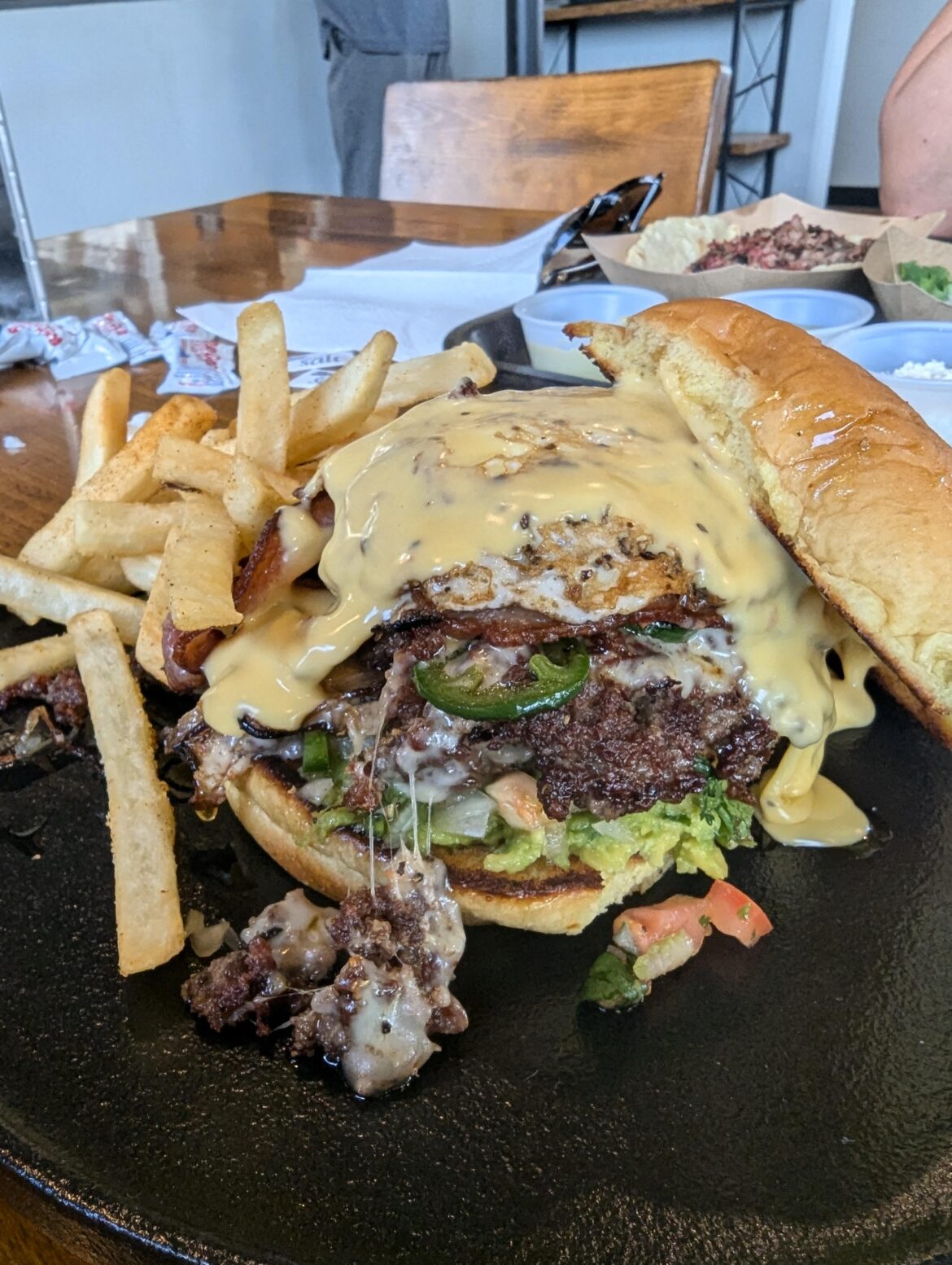 El Jefe Smash Burger @ Moreno Barbecue