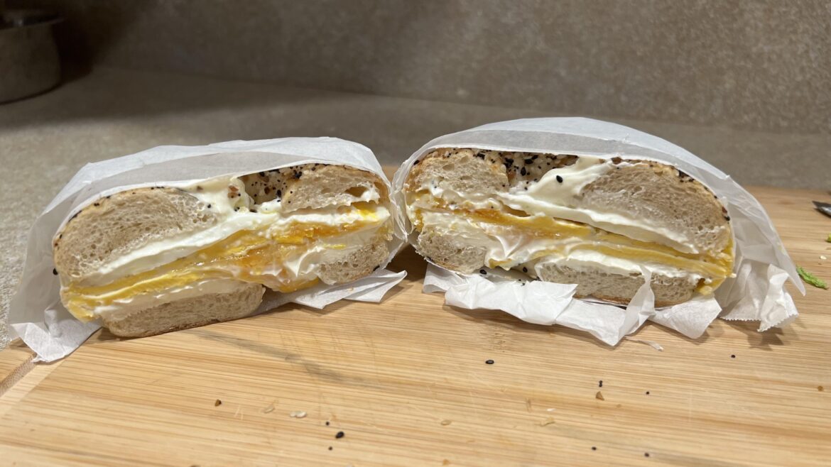 Yes, everything shot out on the first bite