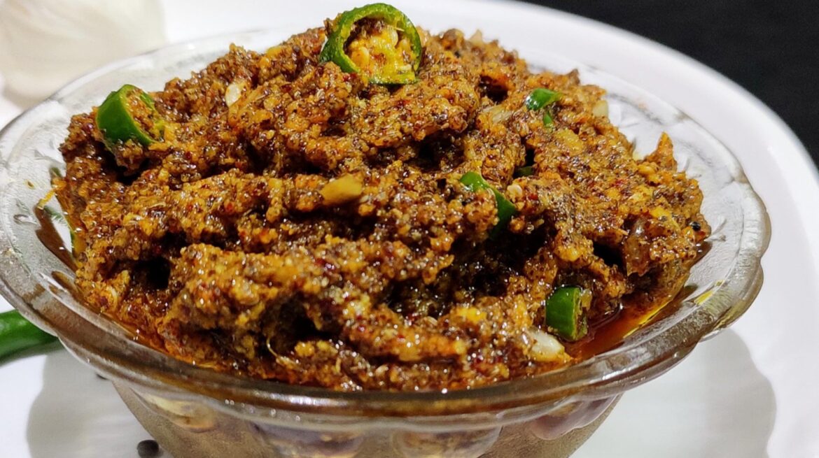 Instant mustard pickle