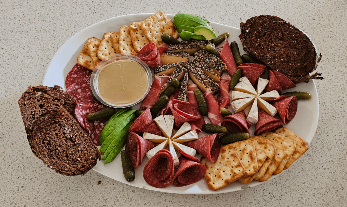 Poor man's platter for two