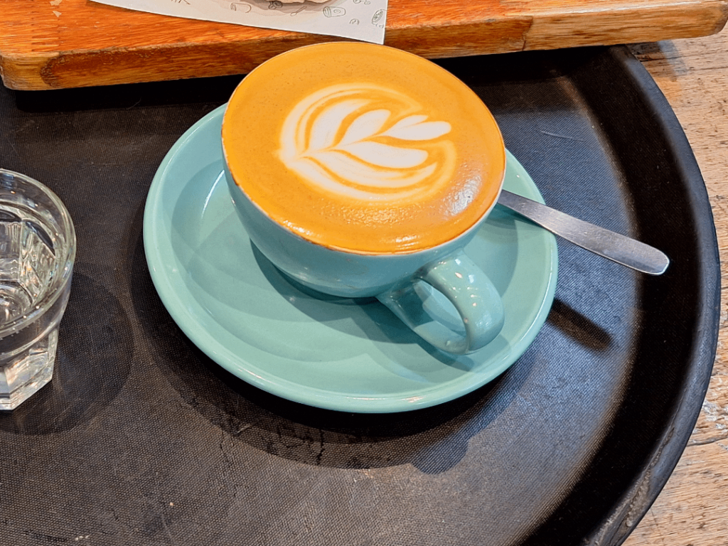 Kinda proud of this flat white this morning