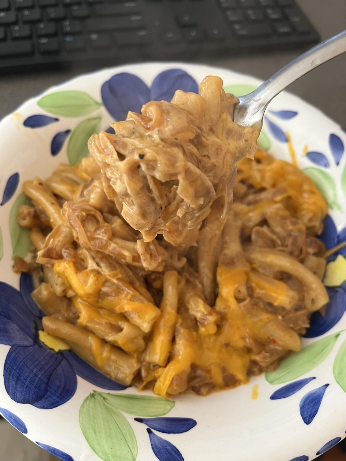 Caramelized onion pasta I made