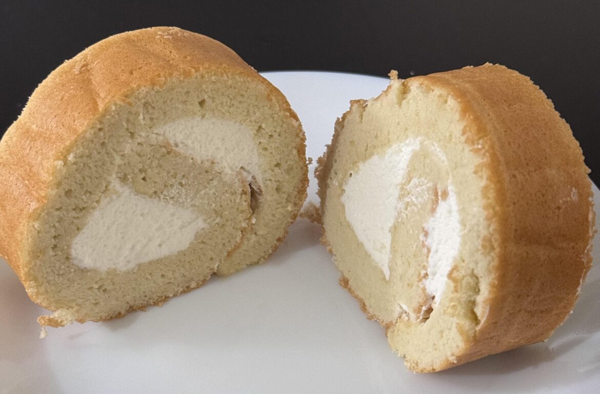 First ever Swiss Roll Cake!