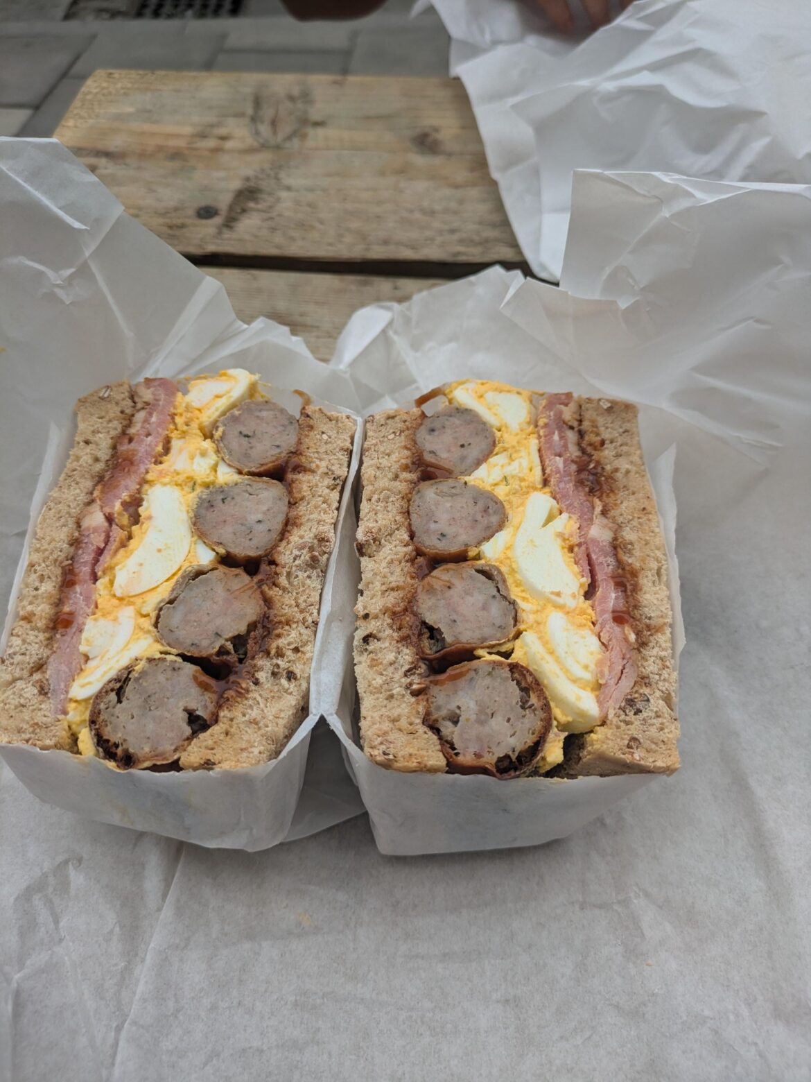 The "Ultimate breakfast" From Sandwich Sandwich in bristol