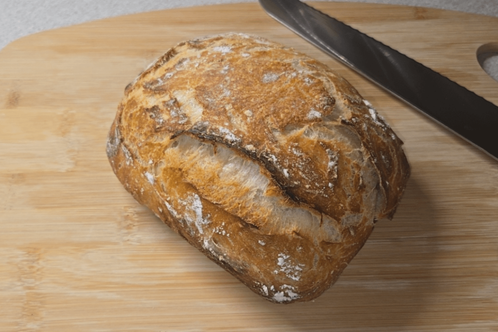 My first loaf! I know she's not perfect but I love her