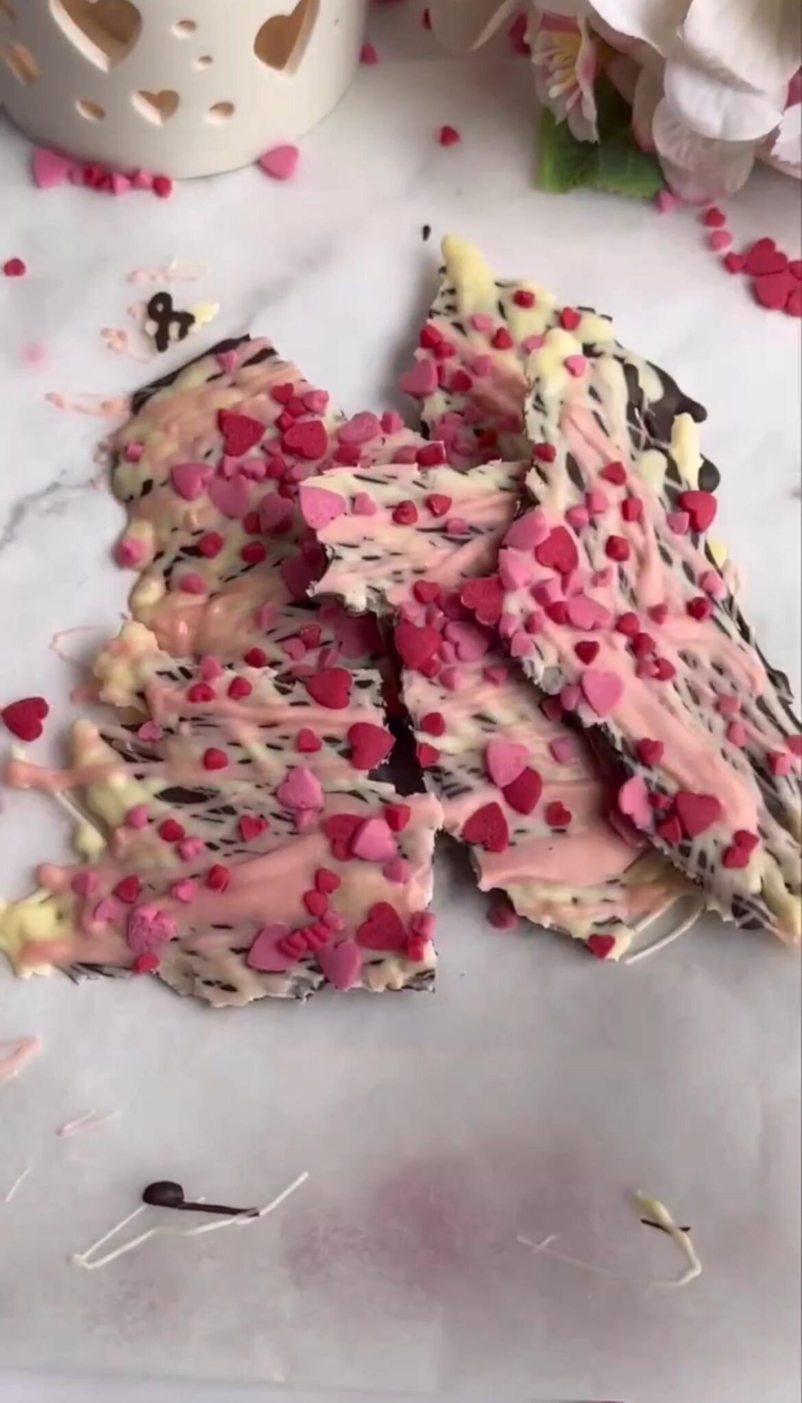 Valentines Chocolate Bark