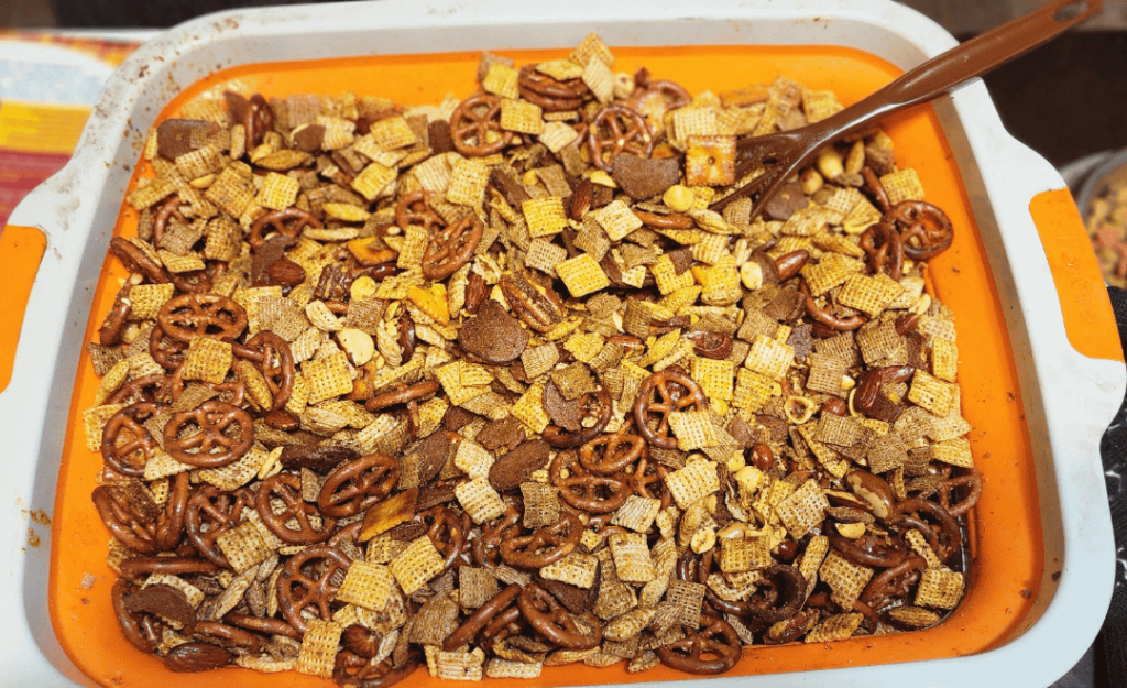 Finally tried smoked Chex mix