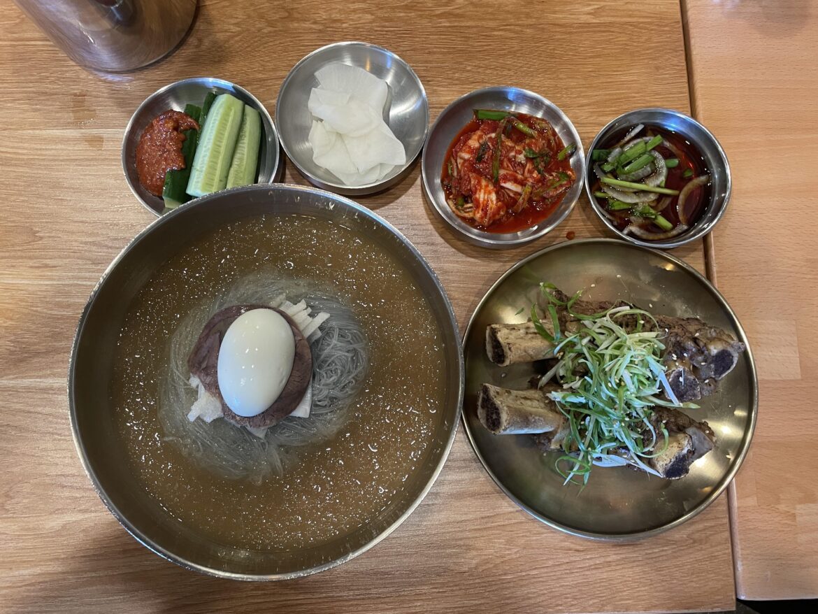 great korean early meal
