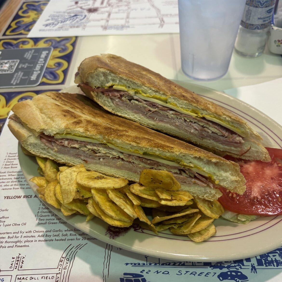 Cuban from Columbia Restaurant in Tampa Airport