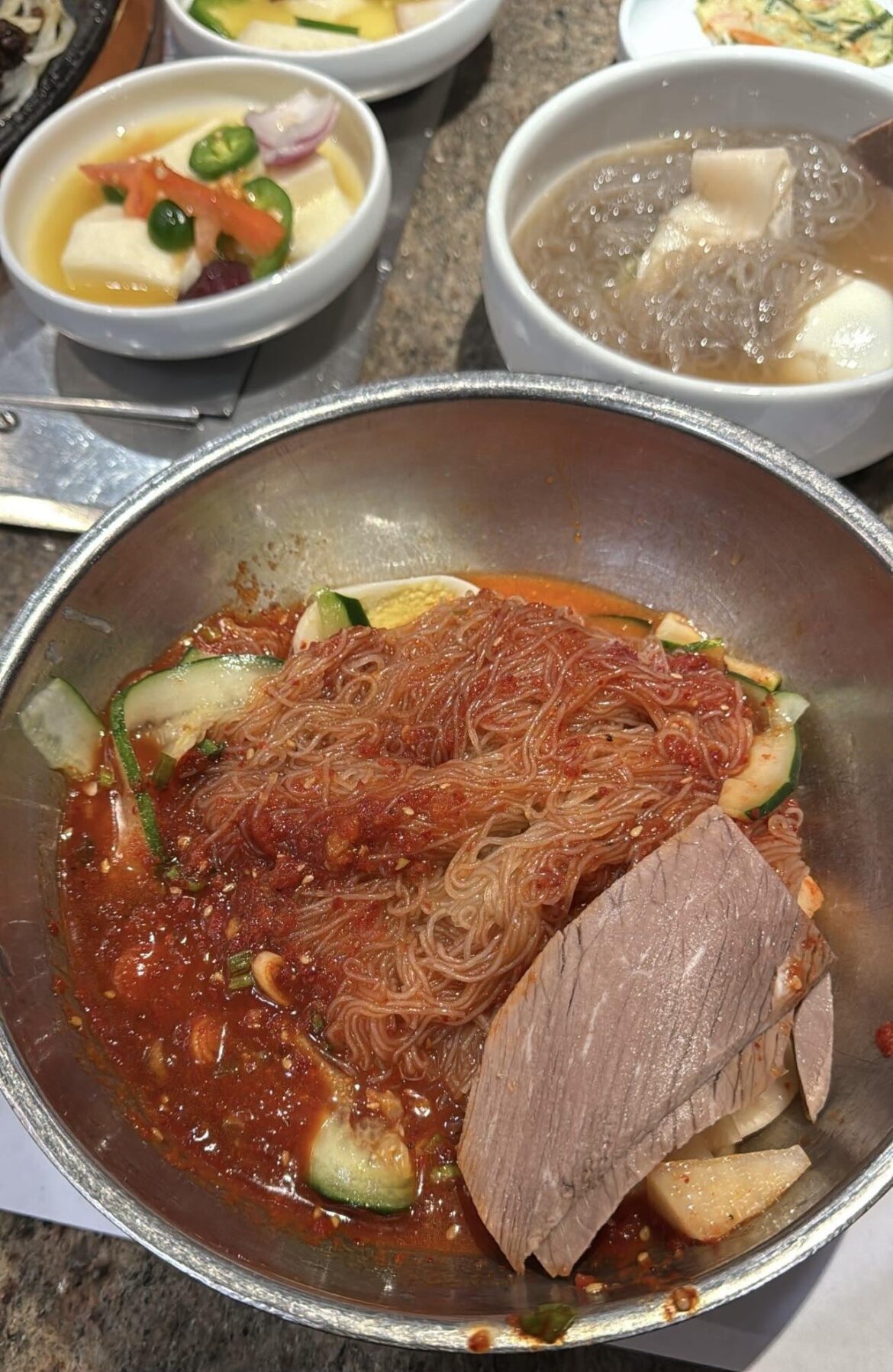 비빔냉면 to help survive this LA heatwave