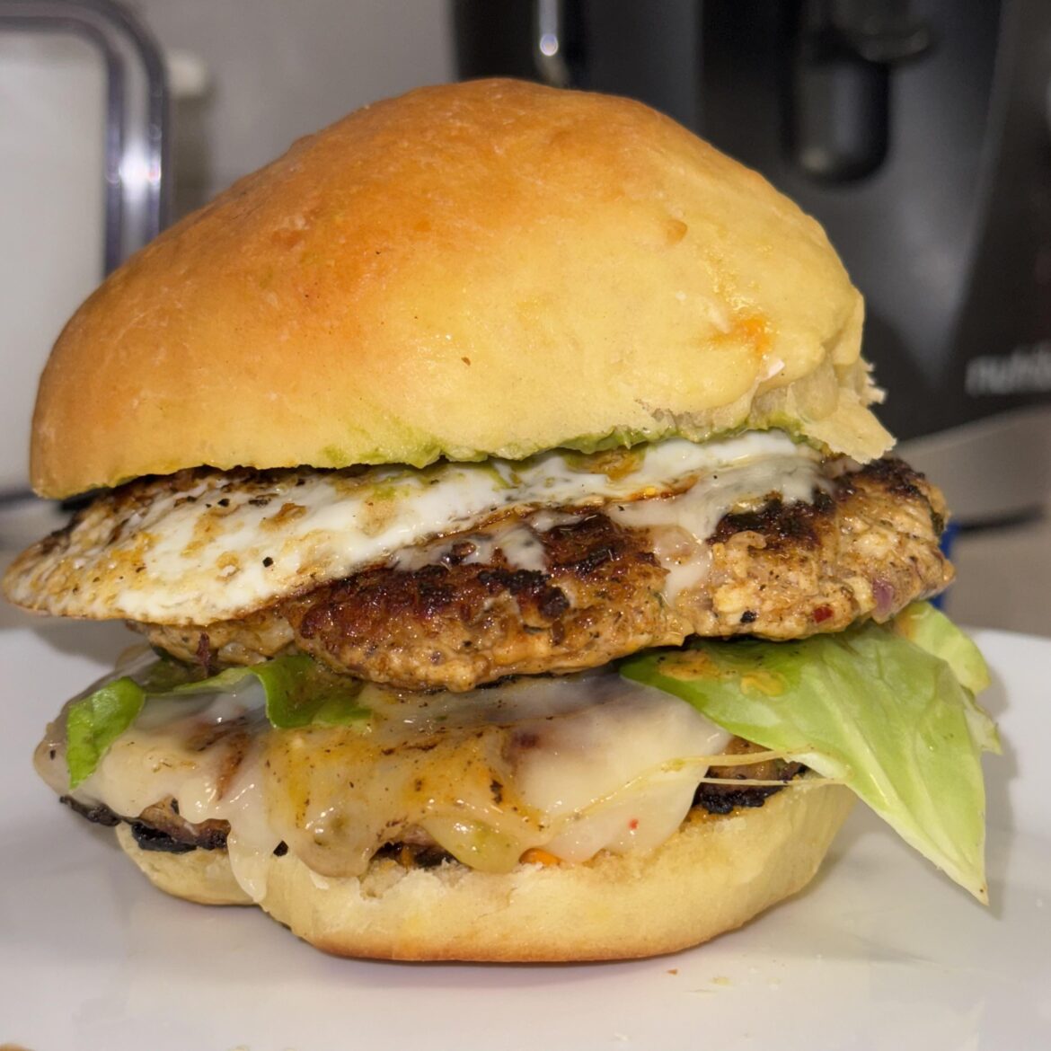 Best home-made Chicken Egg Sandwich from scratch including the bread [OC]