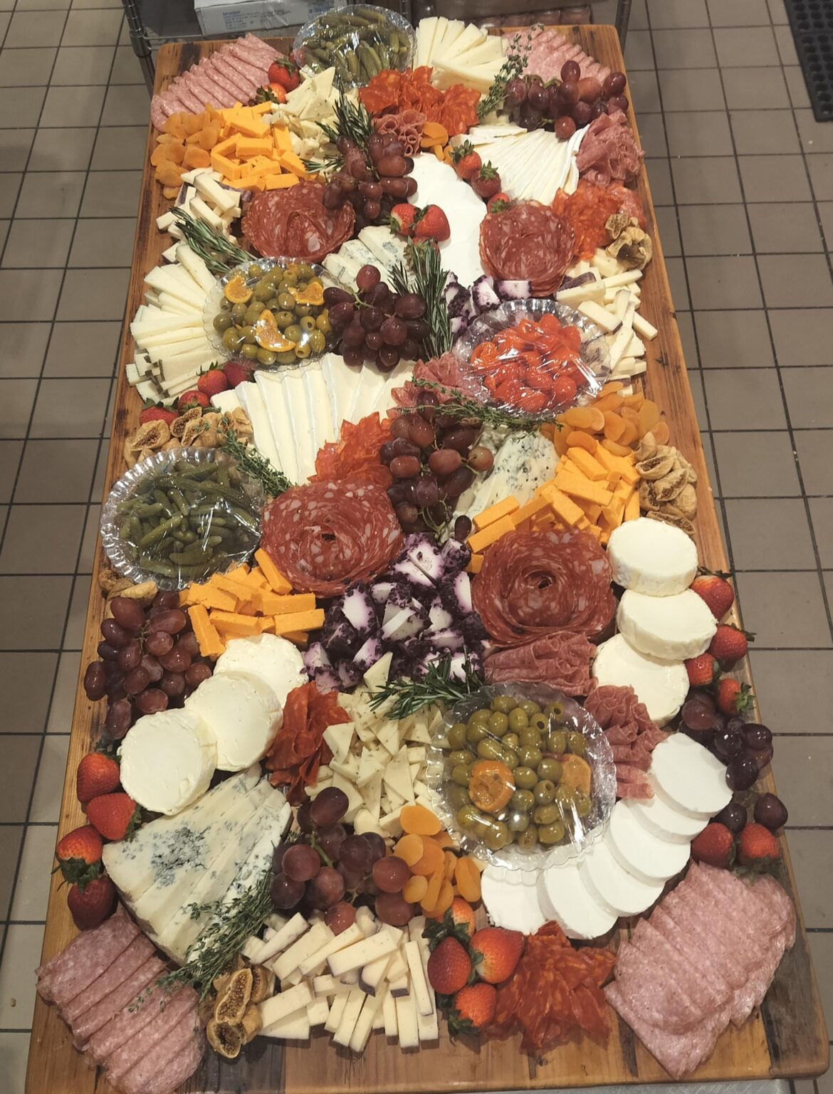 This massive charcuterie board I made at work today