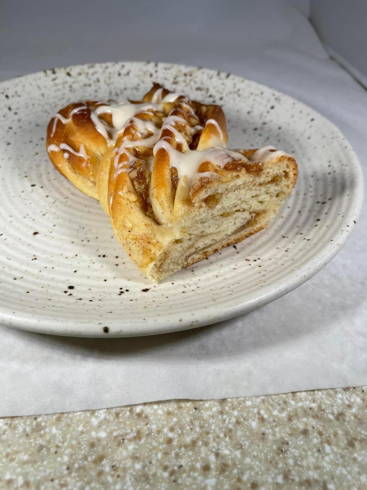 Cinnamon apple bread. Ate over half of it before I remembered to take a picture. Delicious.