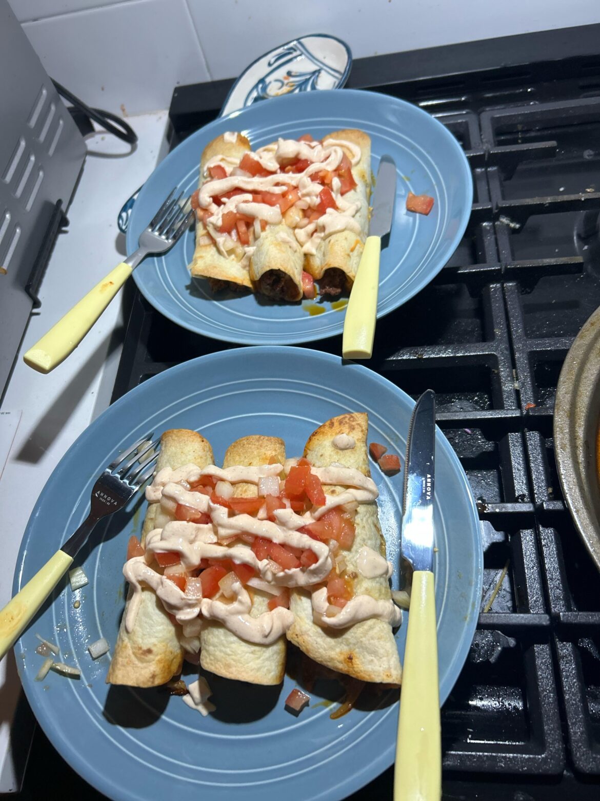 Beef Flautas supreme