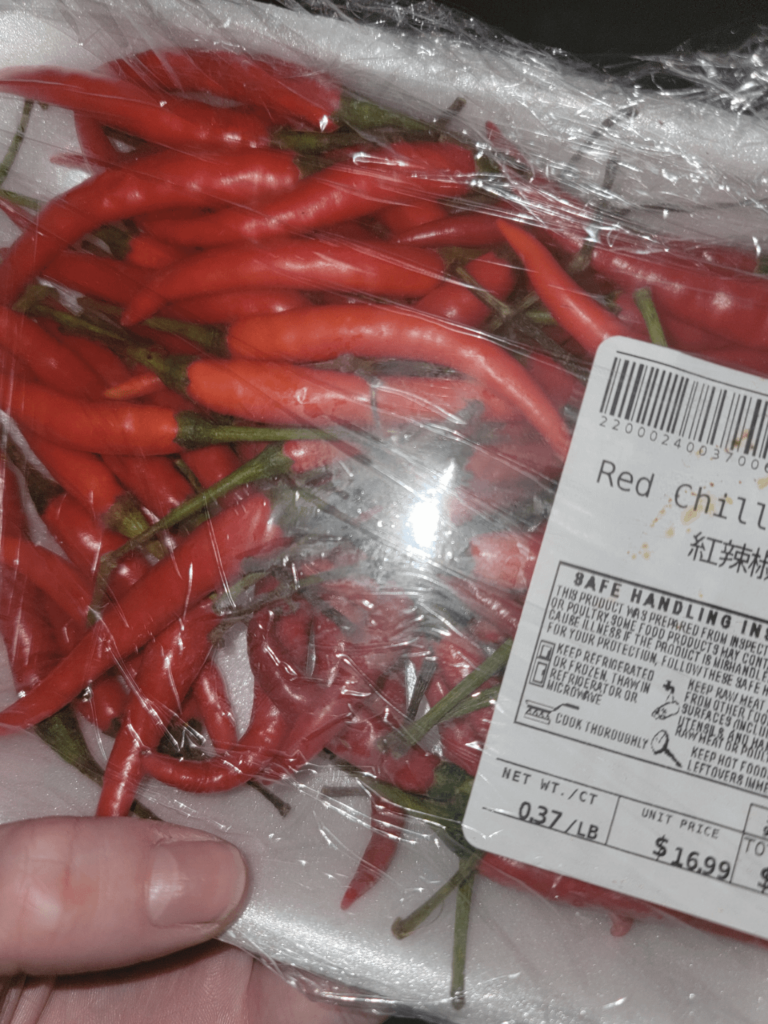 First time buying Thai chilies
