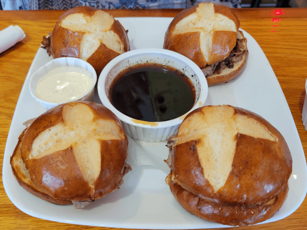 Roast beef sandwiches.