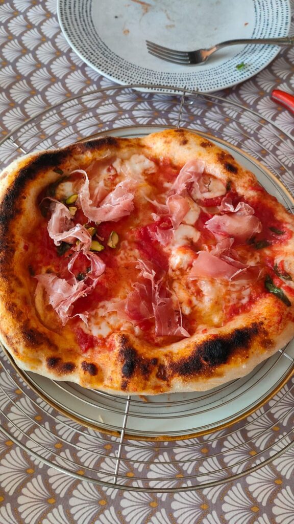 Attempt to make neapolitan style pizza with a 100€ pizza oven