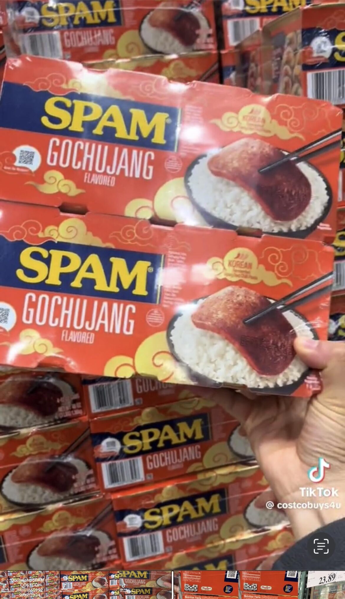 Gochujang flavor spam