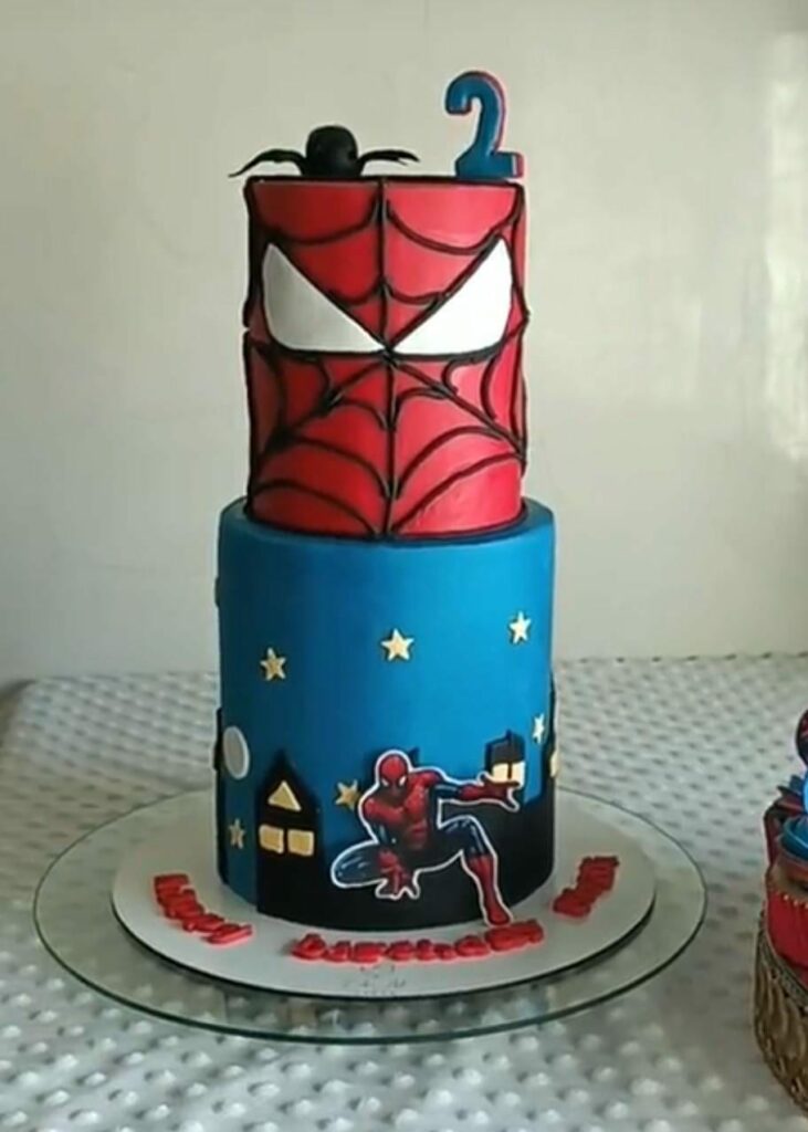 🕷️ Spider man cake