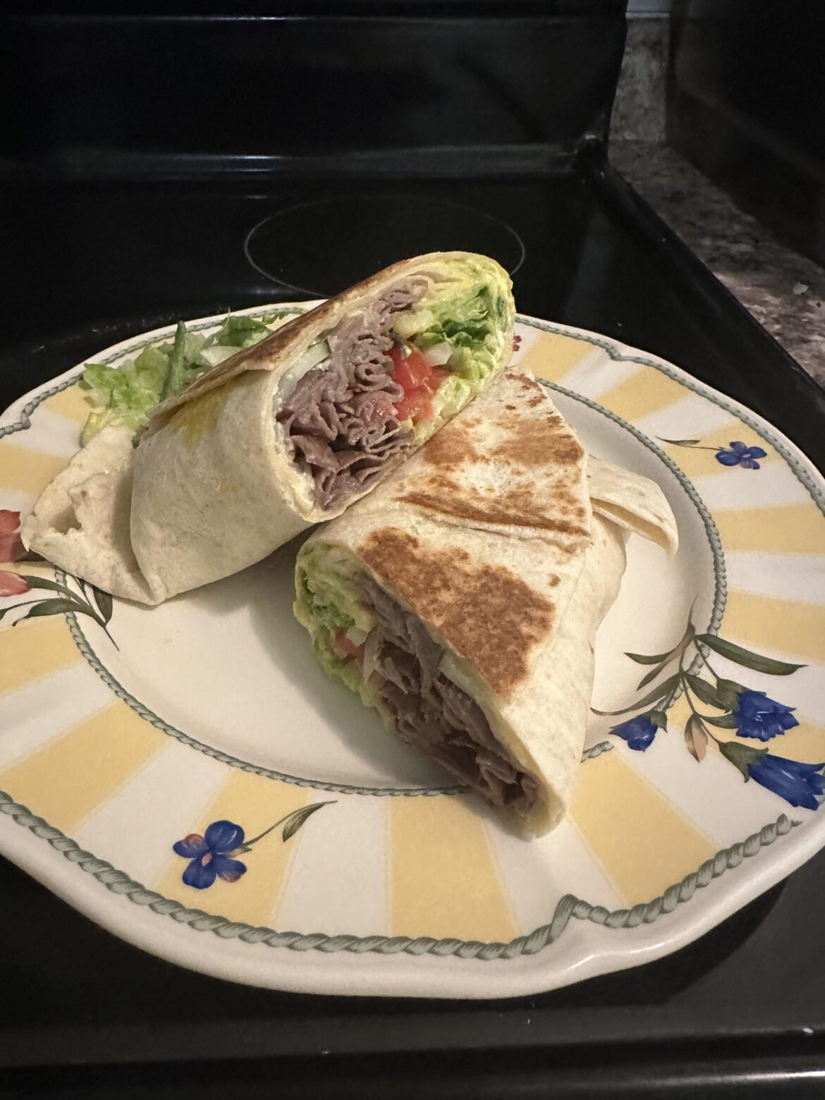 Roast beef wrap Roast beef wrap