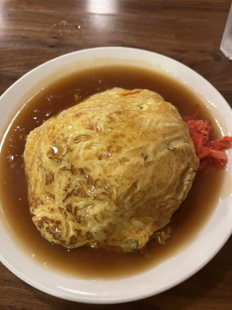 The tenshin chahan annkake from Kouraku, Little Tokyo The tenshin chahan annkake from Kouraku, Little Tokyo