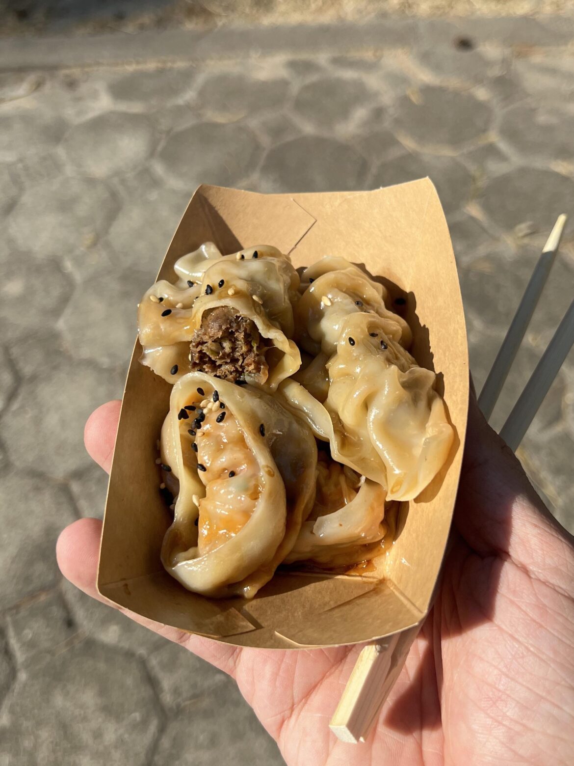 [i ate] Kimchi and Beef Mandu