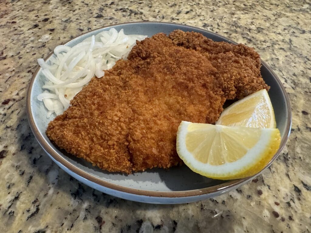 Didn’t cut enough onions for my fried pork chop. Can never have enough onions